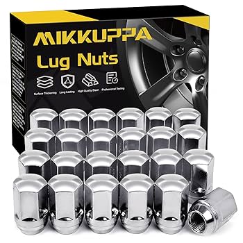 Amazon.com: MIKKUPPA M14x1.5 Lug Nuts - One-Piece Chrome OEM